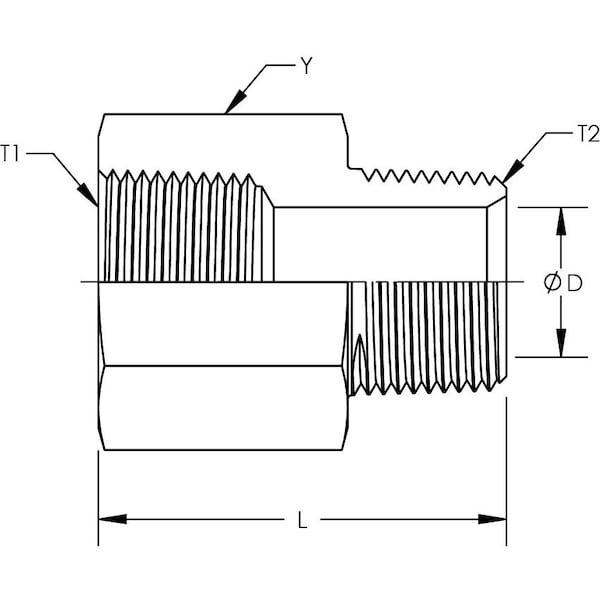 Female Pipe To Male Pipe Expander